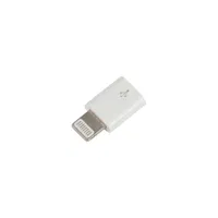 Adaptador Micro Usb / I-Phone plástico blanco