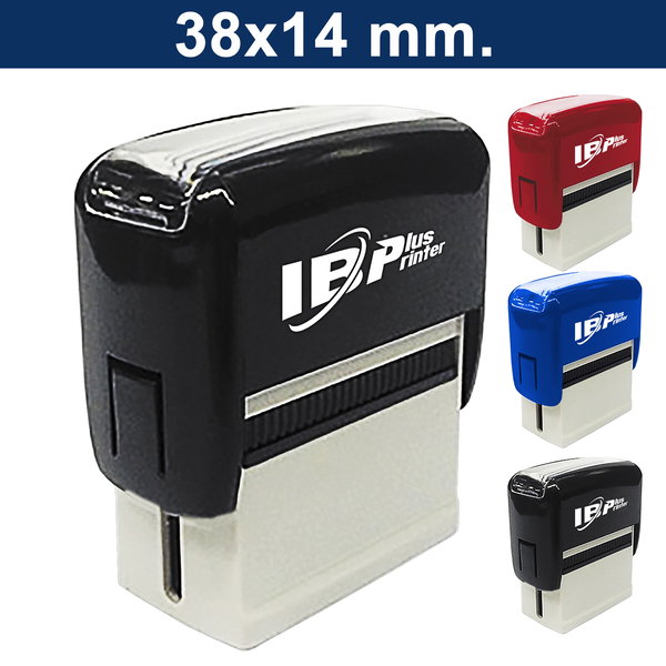 Timbre Automático Rectangular Xl20 goma personalizado con logo empresa - Merchandising corporativo Chile