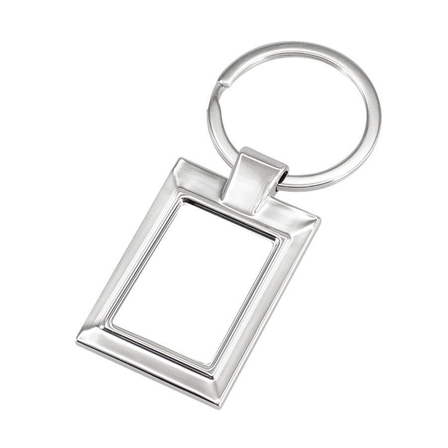 Llavero Metálico Rectangular inserto sublimable Llavero Metálico Rectangular inserto sublimable