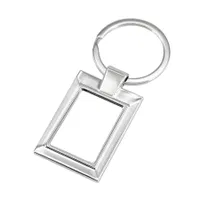 Llavero Metálico Rectangular inserto sublimable