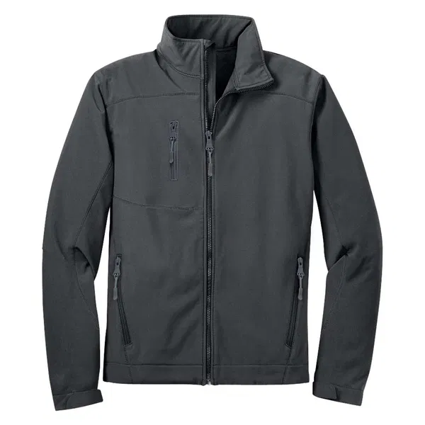 Chaqueta Softshell Hombre Manga Larga poliéster personalizado con logo empresa - Chaquetas y Parkas corporativo Chile