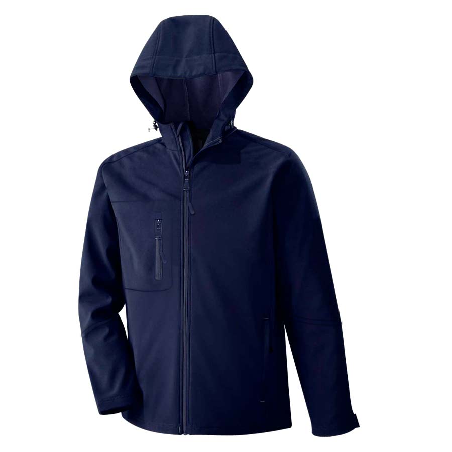 Chaqueta C/Gorro Softshell Hombre Manga poliéster — vista destacada