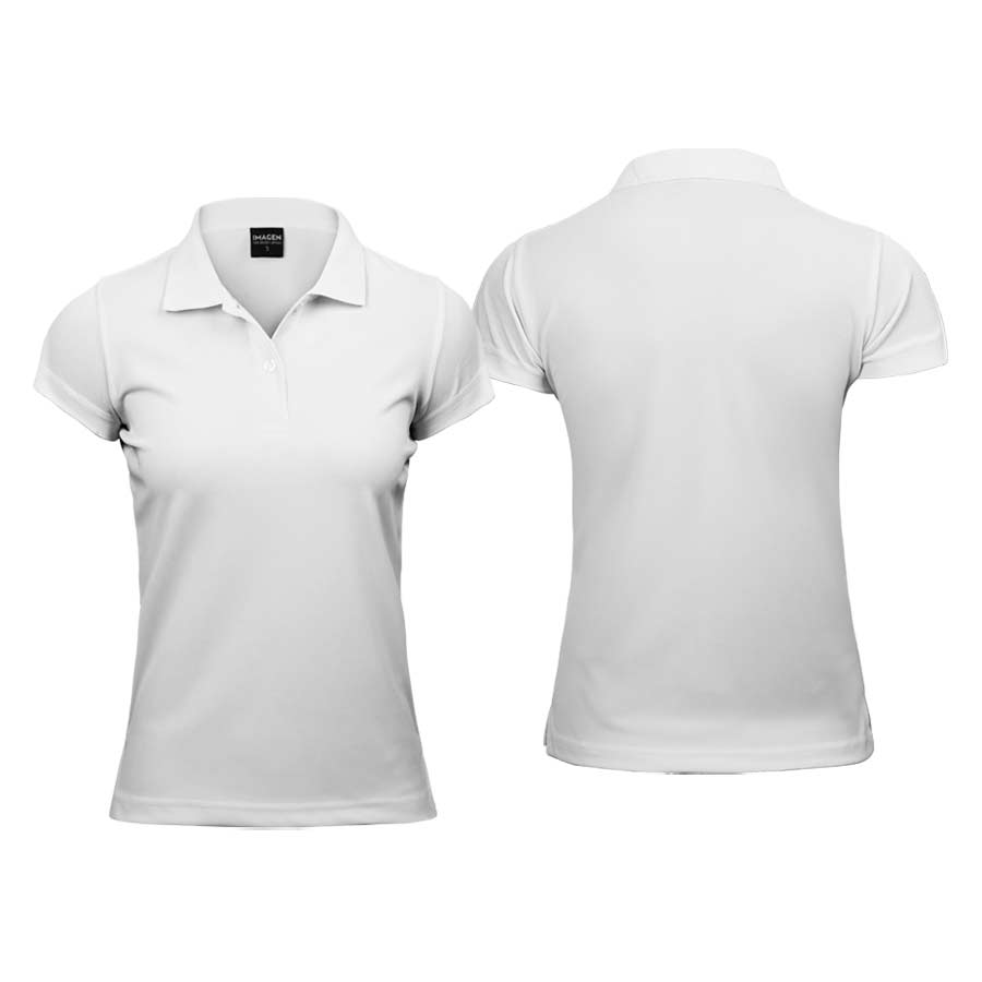 Polera Poliéster Mujer Con Cuello manga corta — vista destacada