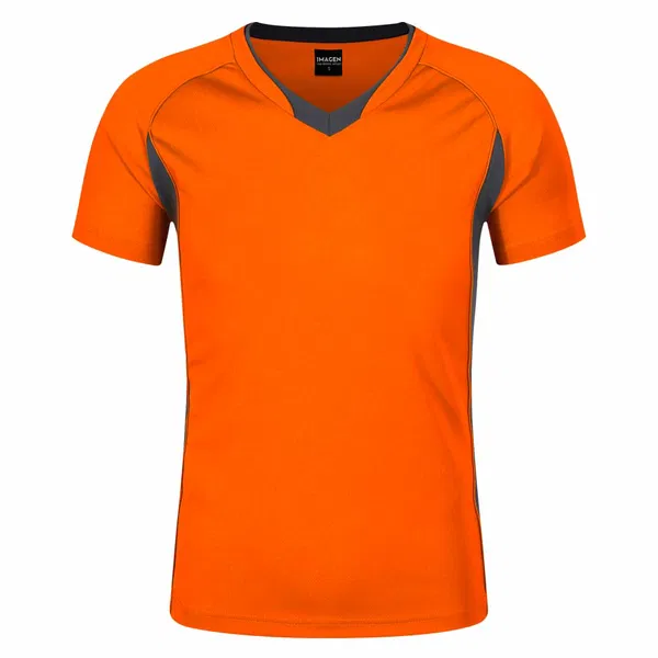 Polera Deportiva Hombre Zinedine 100% poliéster personalizado con logo empresa - Poleras Corporativas corporativo Chile