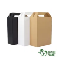 Caja Autoarmable Con Asas, 26x35x13 Cm cartón 1 mm